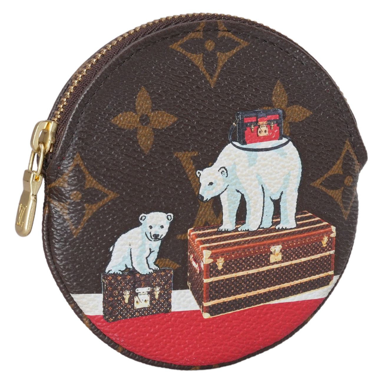 LOUIS VUITTON(USED)루이비통 북극곰 프린팅 코인퍼스
